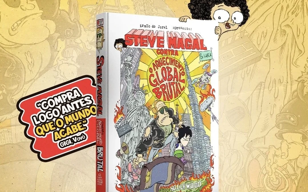Eventos de lançamento do livro “Steve Magal contra o Aquecimento Brutal” em São Paulo!